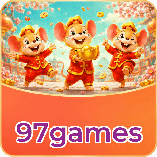 Interface do aplicativo 97games mostrando jogos disponíveis no iOS e Android